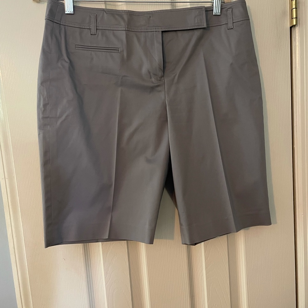 Cotton Rayon Grey Shorts